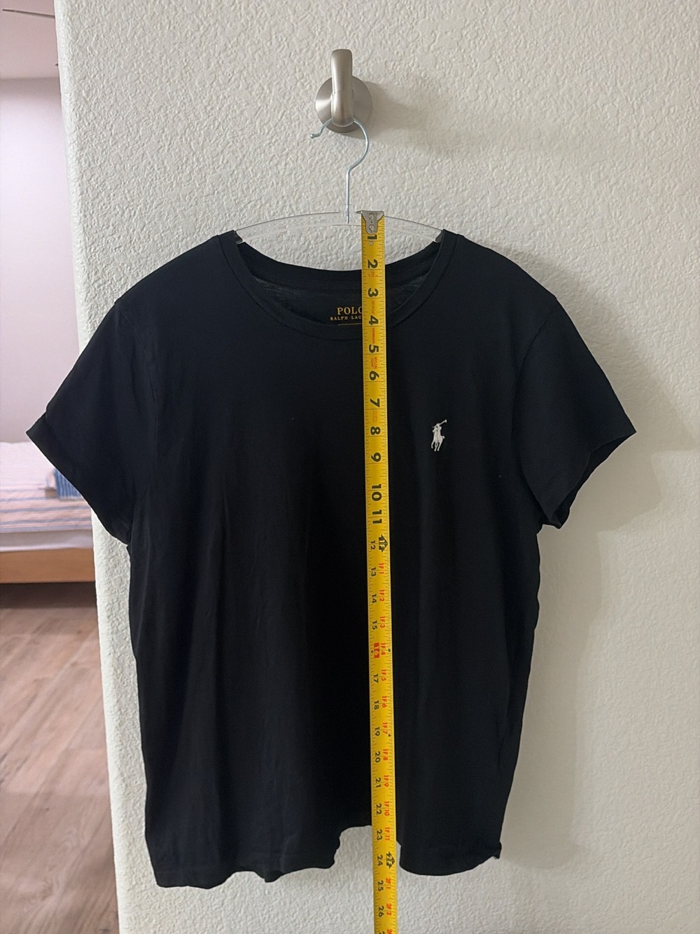 Polo Ralph Lauren Black 100% Cotton T-Shirt – Size L